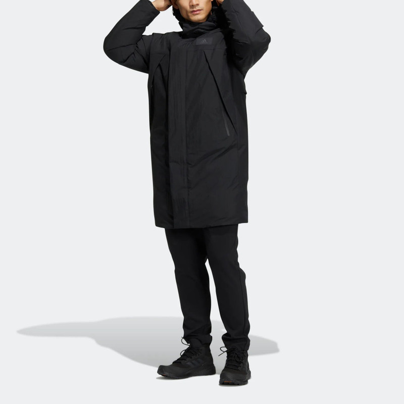 adidas adidas Goose Down Coat Logo HR5233 outlook