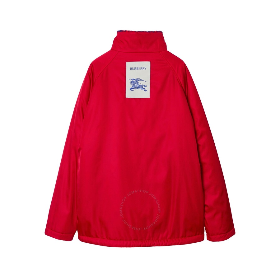 Burberry Rose-Print Fleece Reversible Jacket - 4