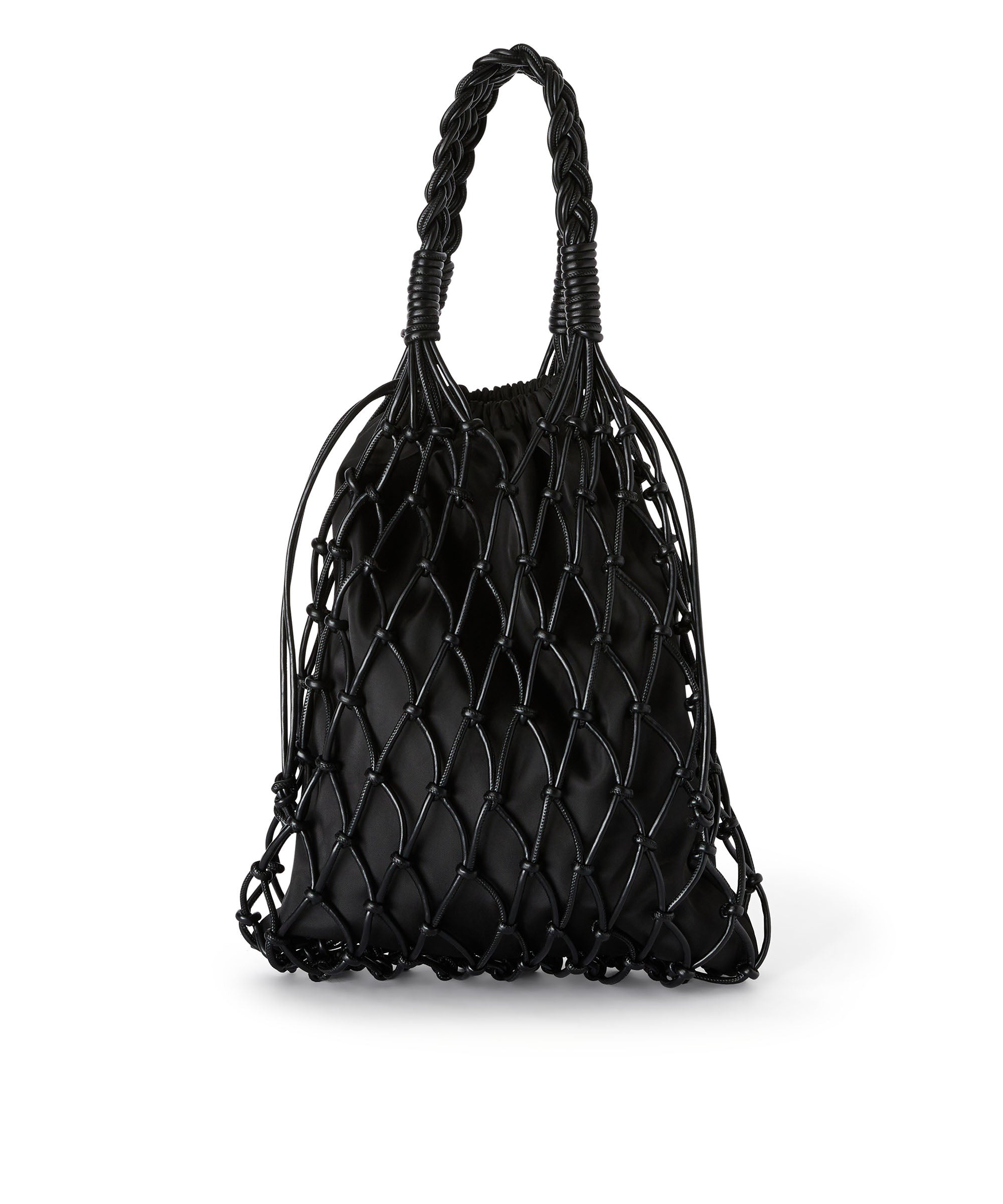 Elastic mesh tote with cursive logo - 2