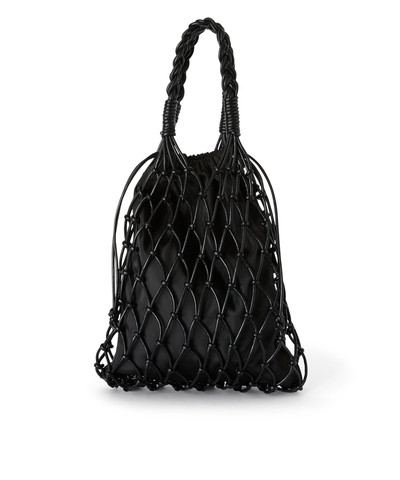 MSGM Elastic mesh tote with cursive logo outlook