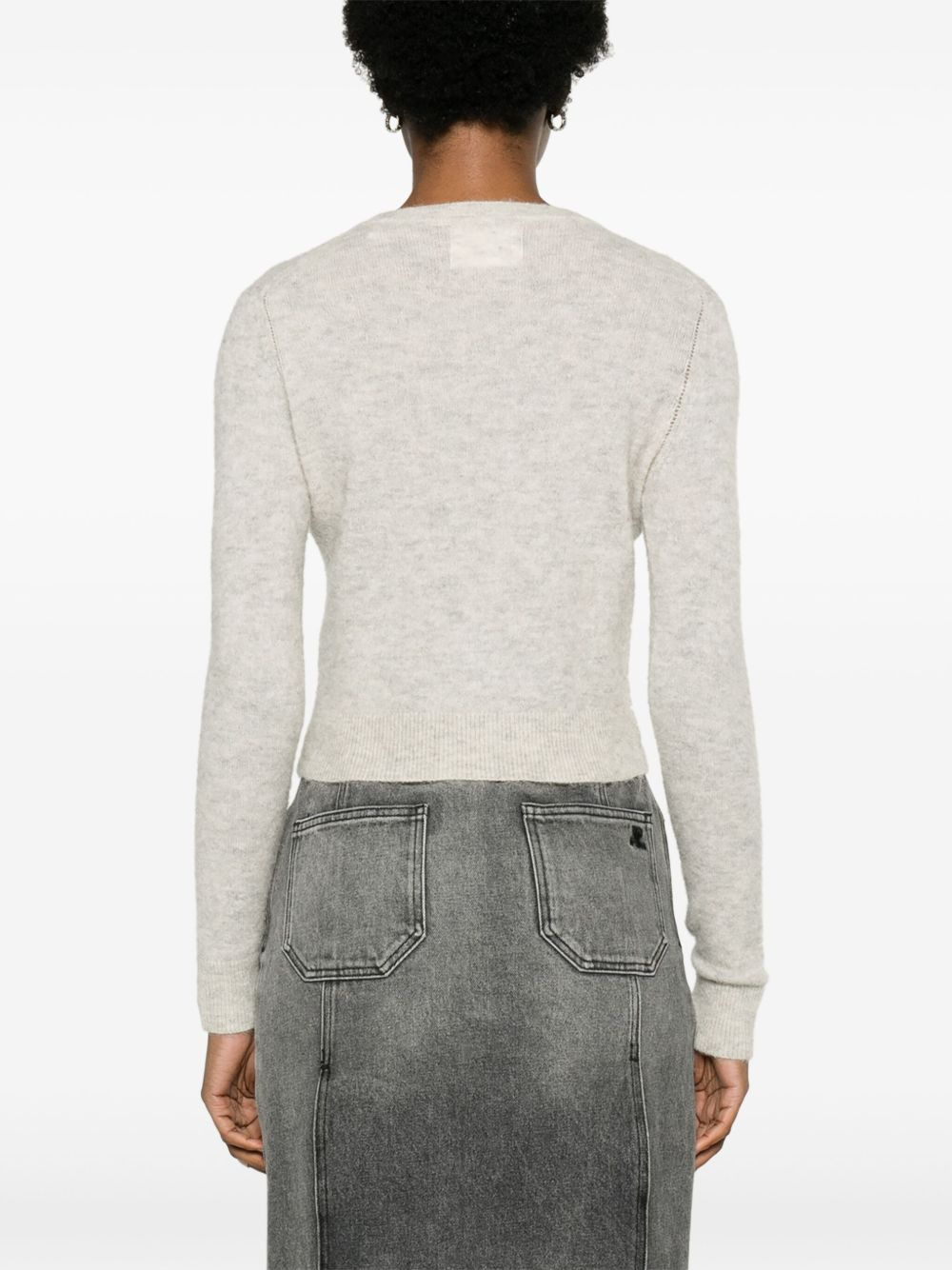 Nity brushed-effect cardigan - 4