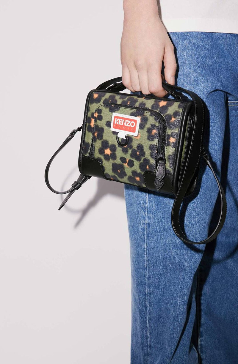 KENZO 'Hana Leopard' shoulder bag outlook