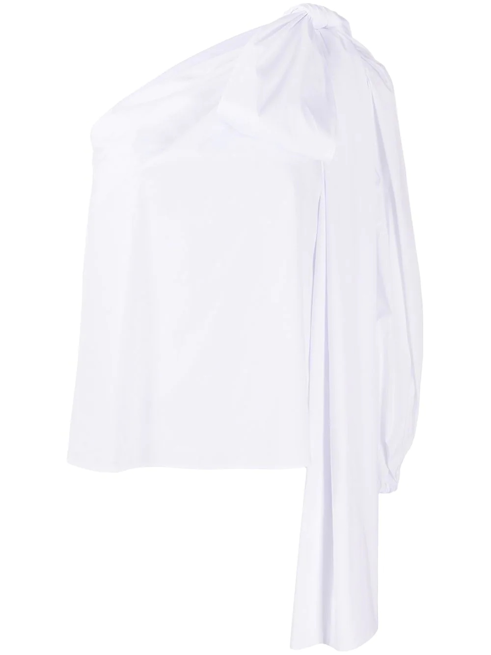 oversized shoulder bow blouse - 1