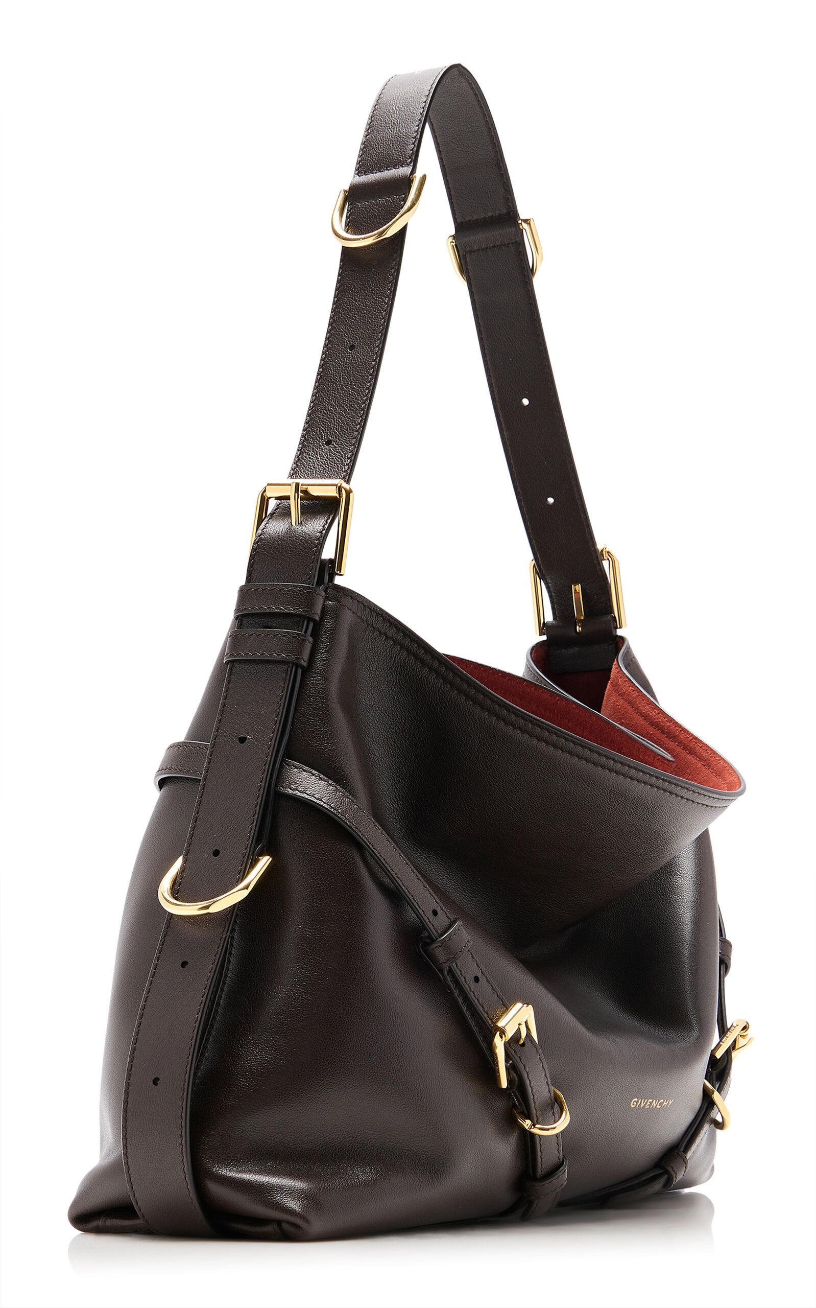 Voyou Medium Leather Bag brown - 3