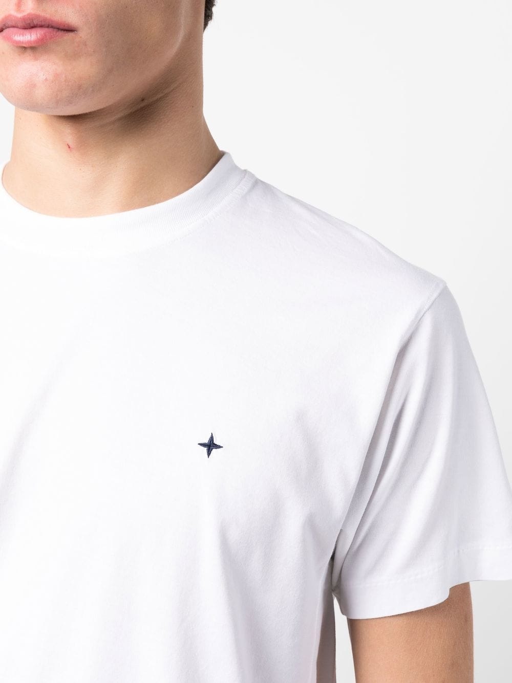 embroidered-logo cotton T-shirt - 5