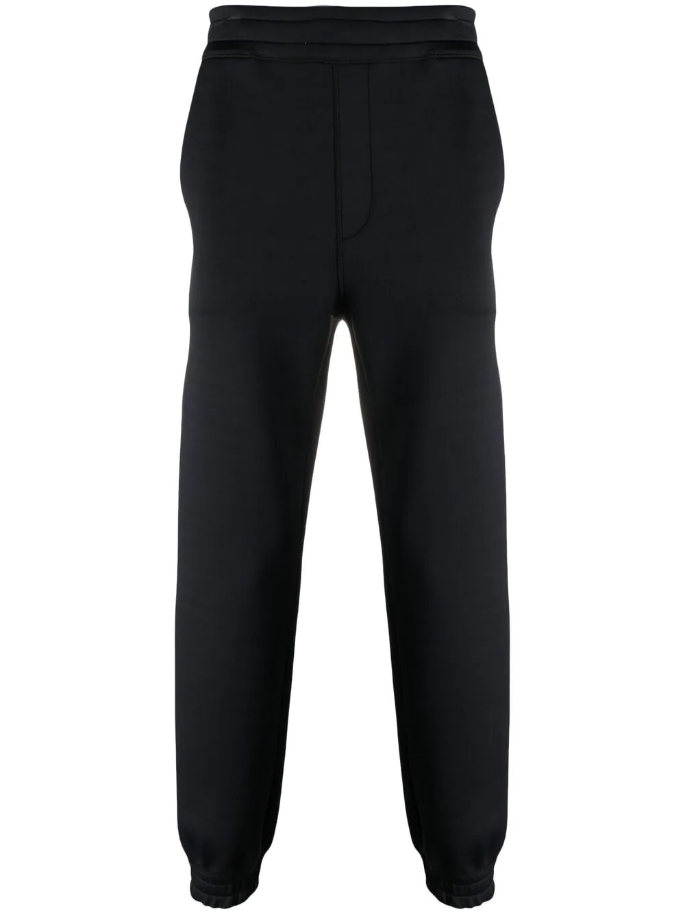 logo-embroidered track pants - 1