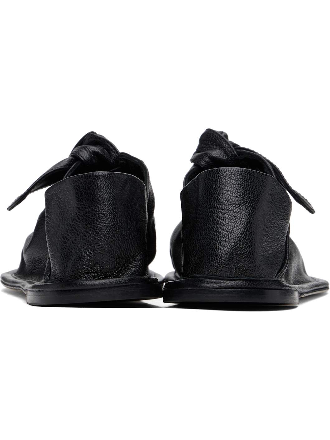 Black Llasada Supple Shiny Ballerina Flats - 2