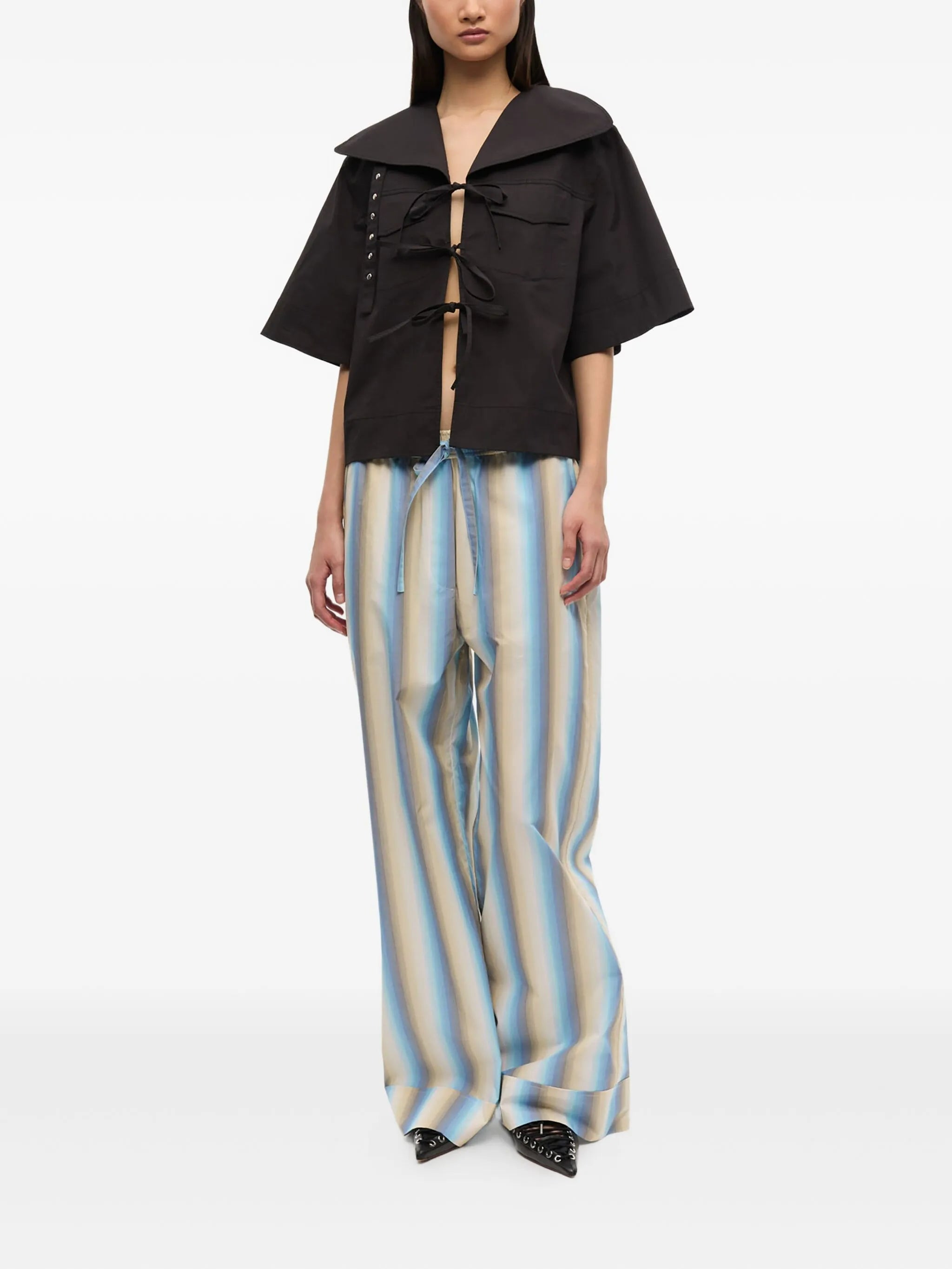 striped trousers - 2