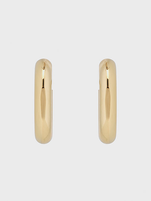 GOLD XL LINK EARRINGS - 3