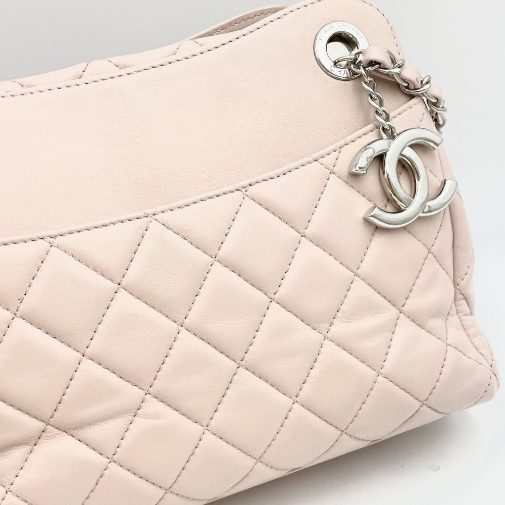 Chanel No. 20 Baby Pink Lambskin Chain Shoulder Bag - 8