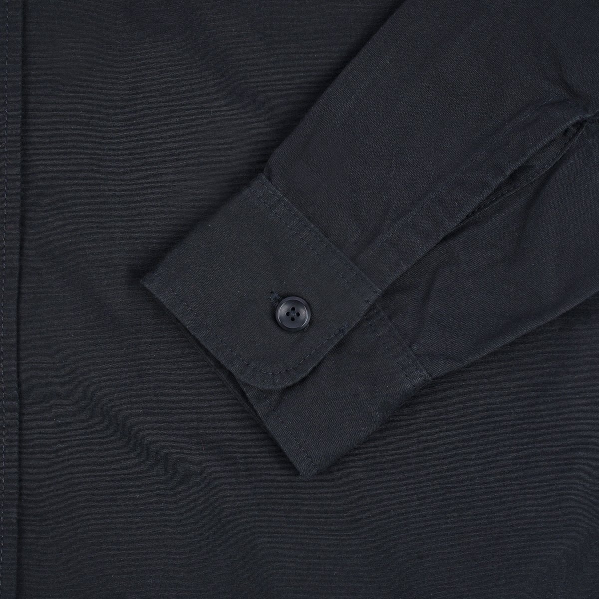 IHSH-395-BLK 7oz Fatigue Cloth Work Shirt - Black - 10