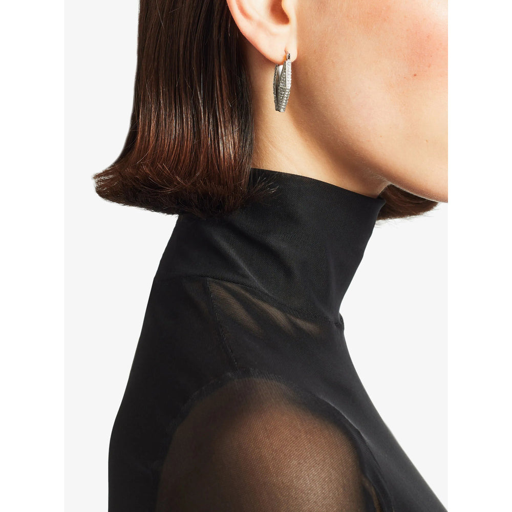 Jimmy Choo Silver Earrings Women - 6