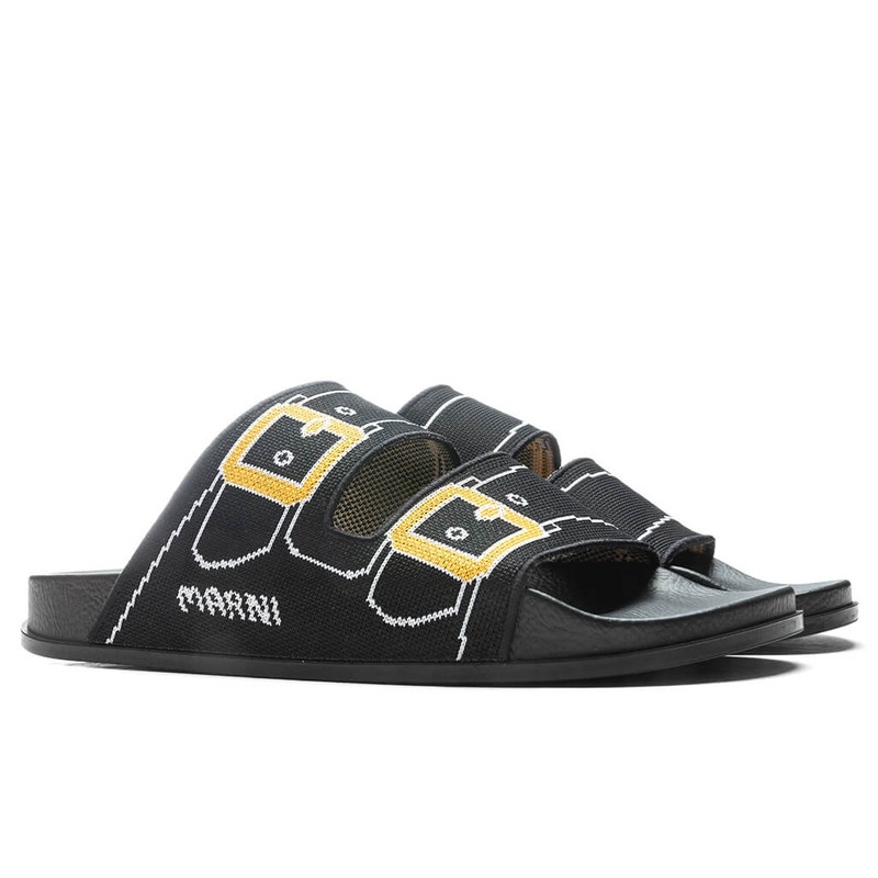 Marni – Trompe L'oeil Slider Black 3