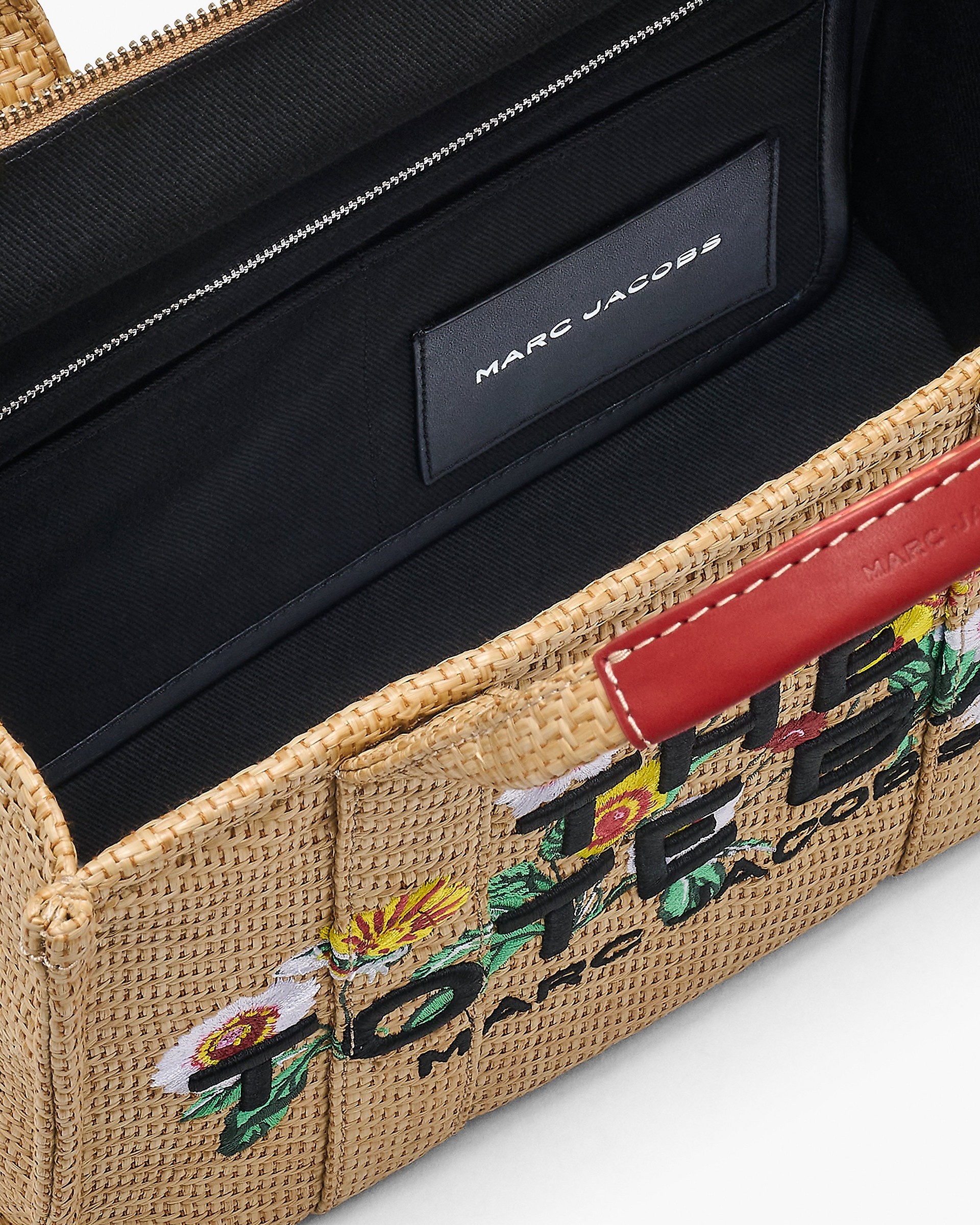 THE DAISY WOVEN MEDIUM TOTE BAG - 7