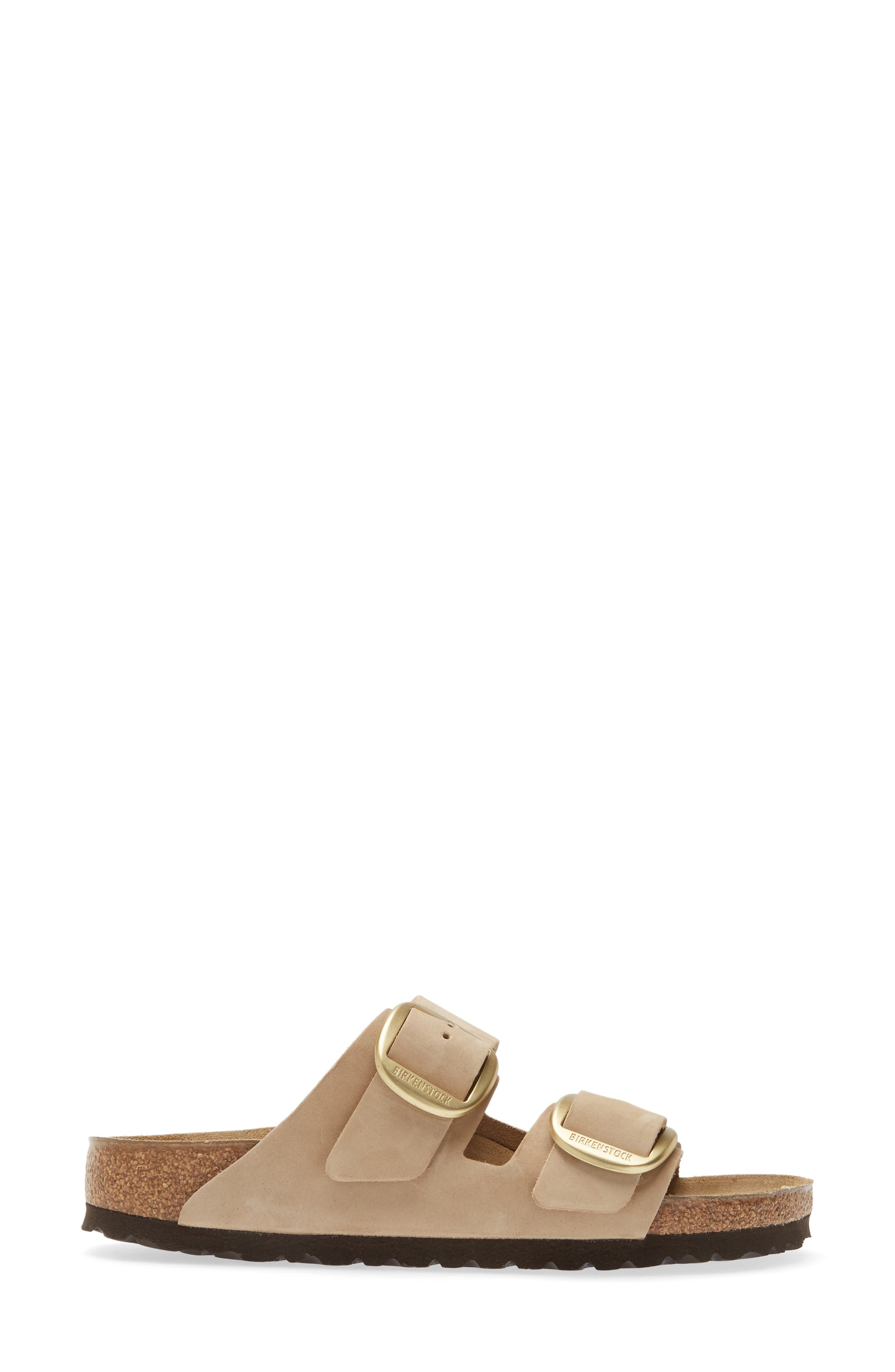 Birkenstock Arizona Big Buckle Slide Sandal in Sandcastle Biege at Nordstrom - 3