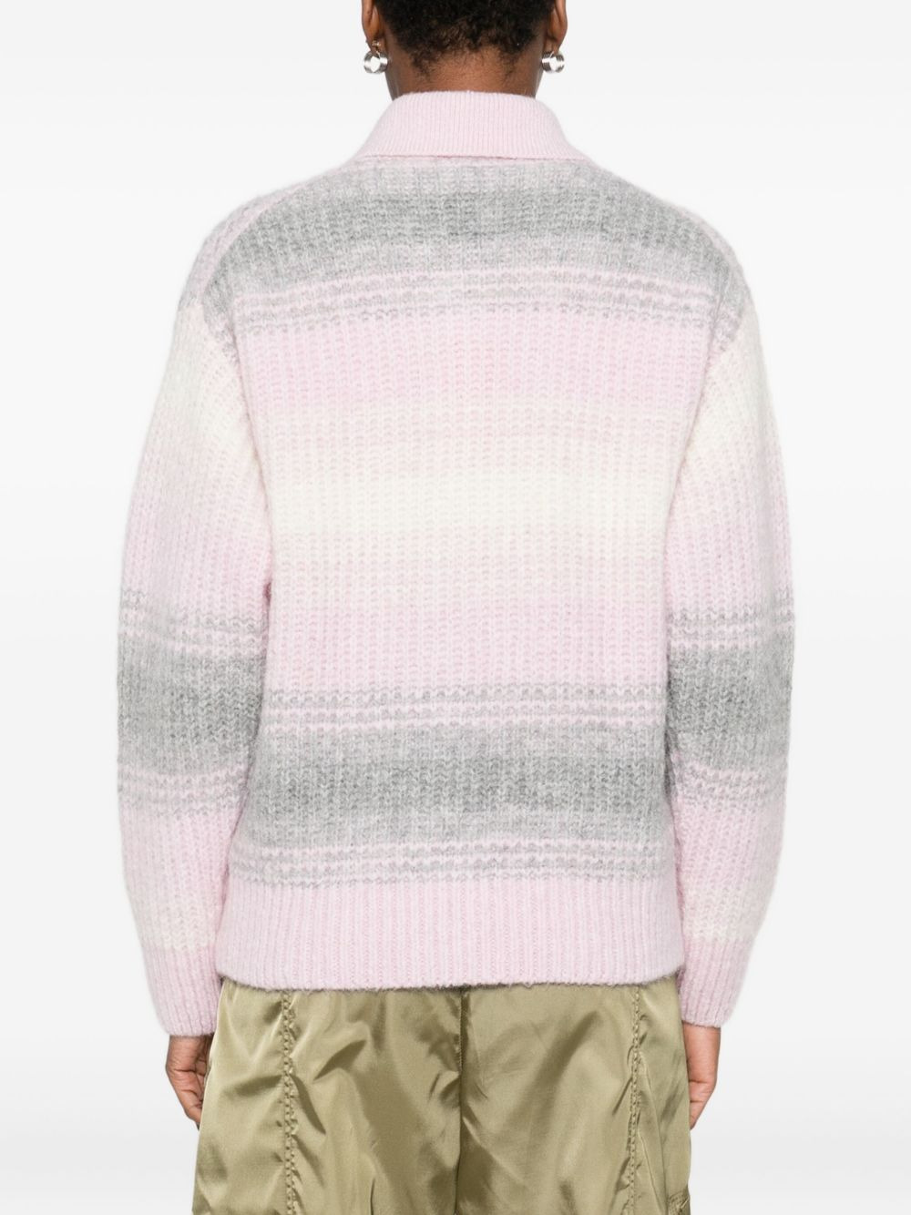 striped cardigan - 4