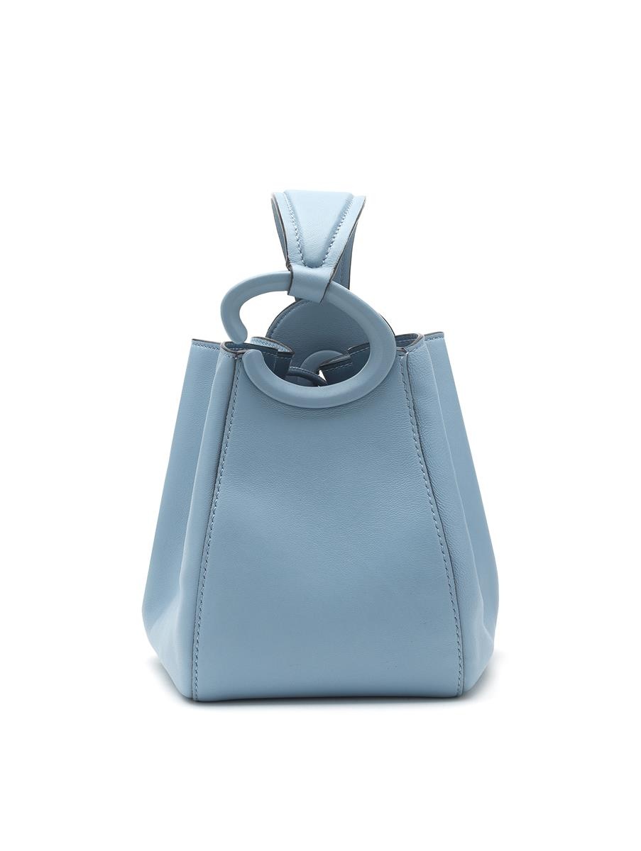 O HANDLE NAPPA LEATHER BAG - 4