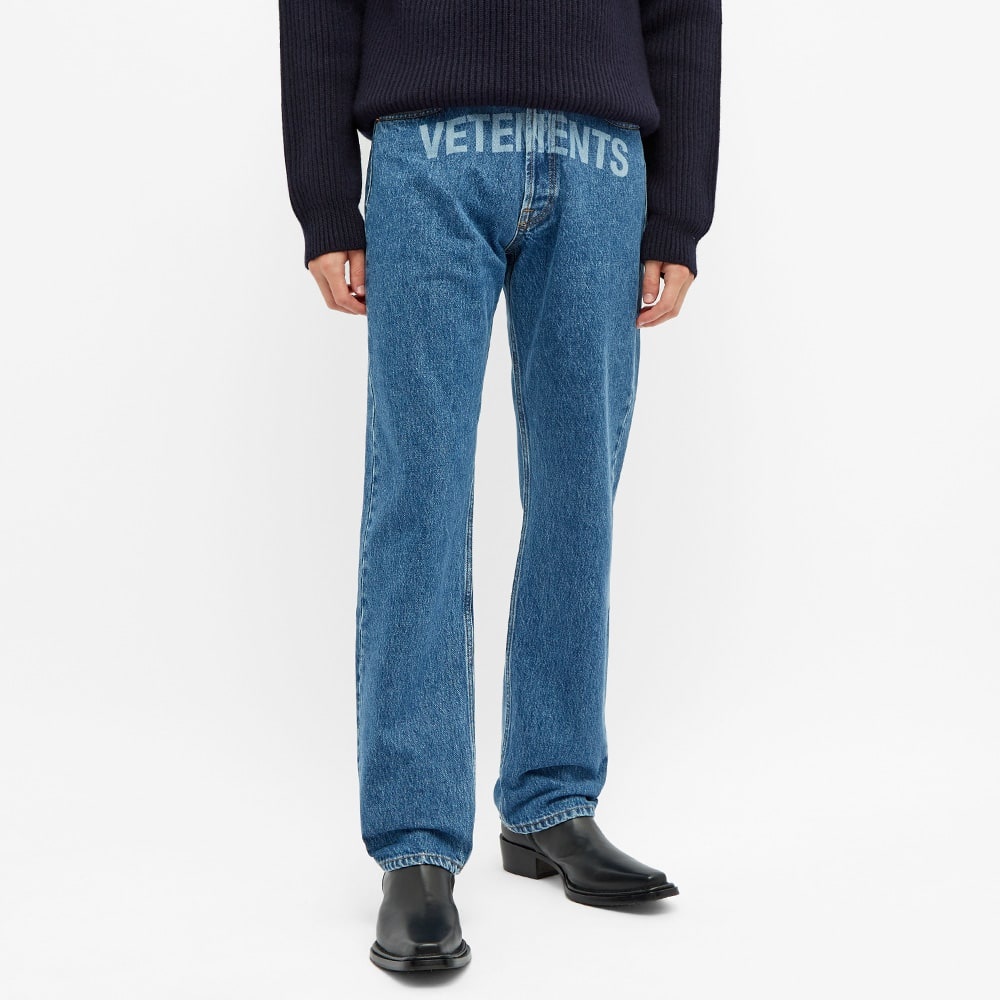 VETEMENTS Laser Jean - 5