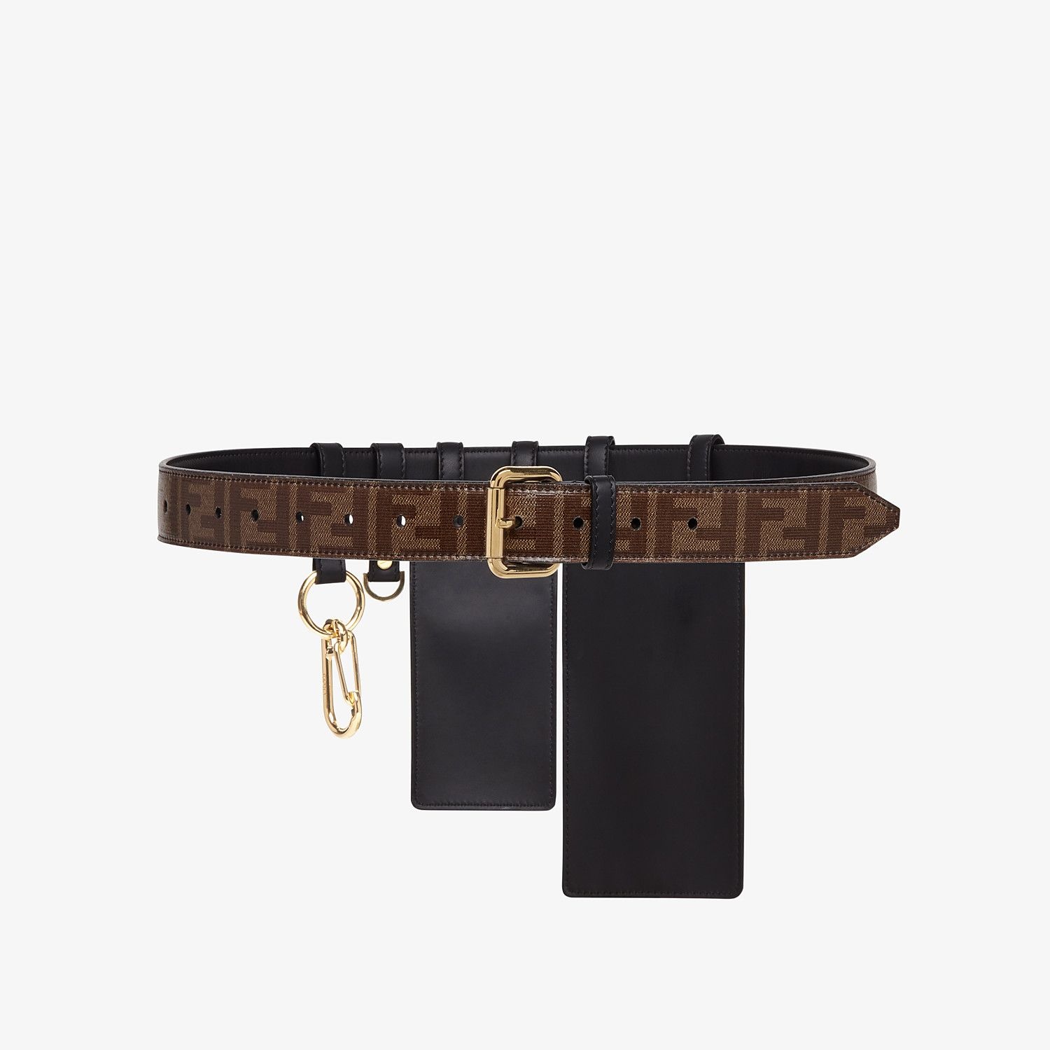 Brown fabric belt - 2