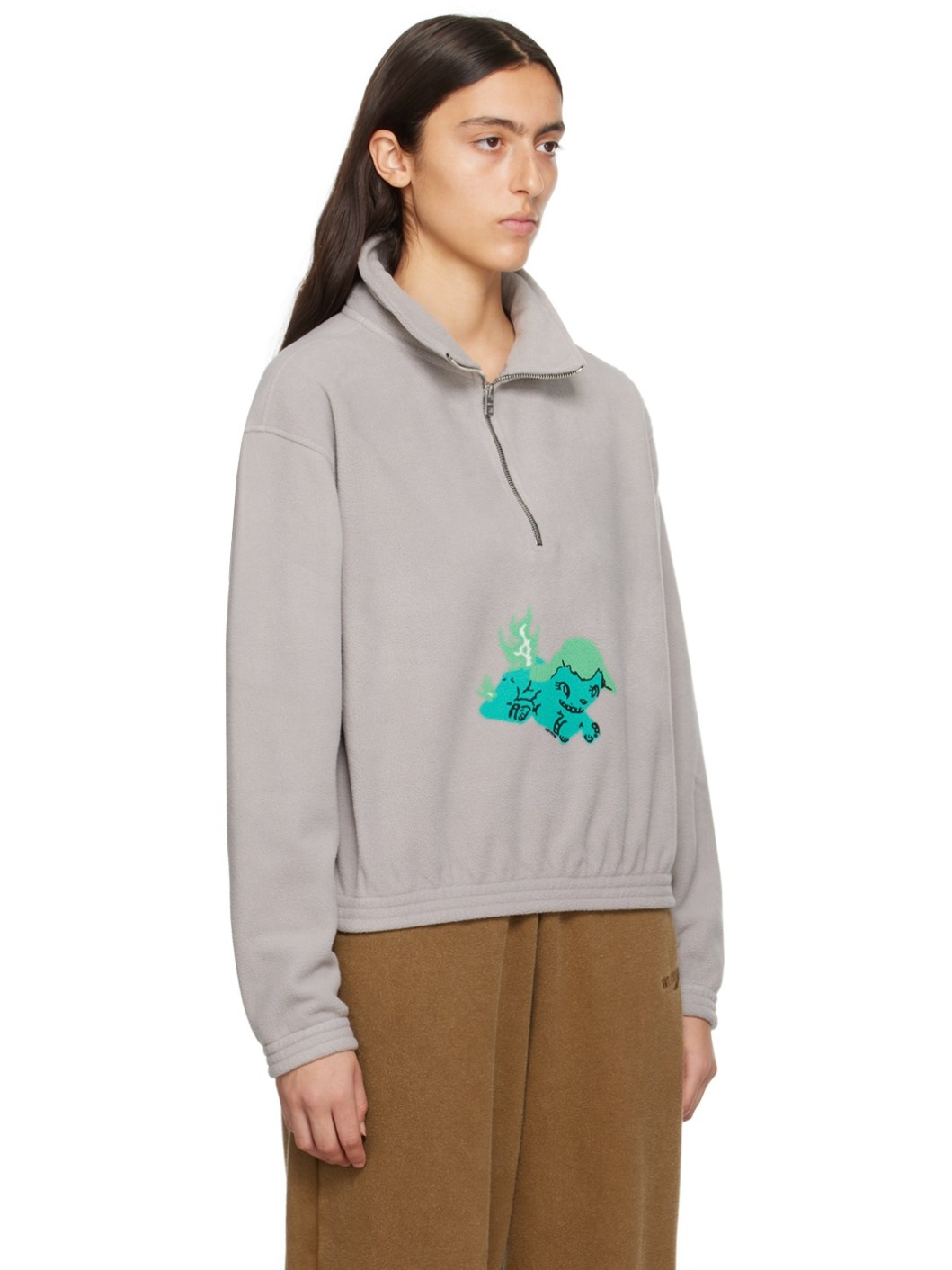 Gray Pony Sweater - 2