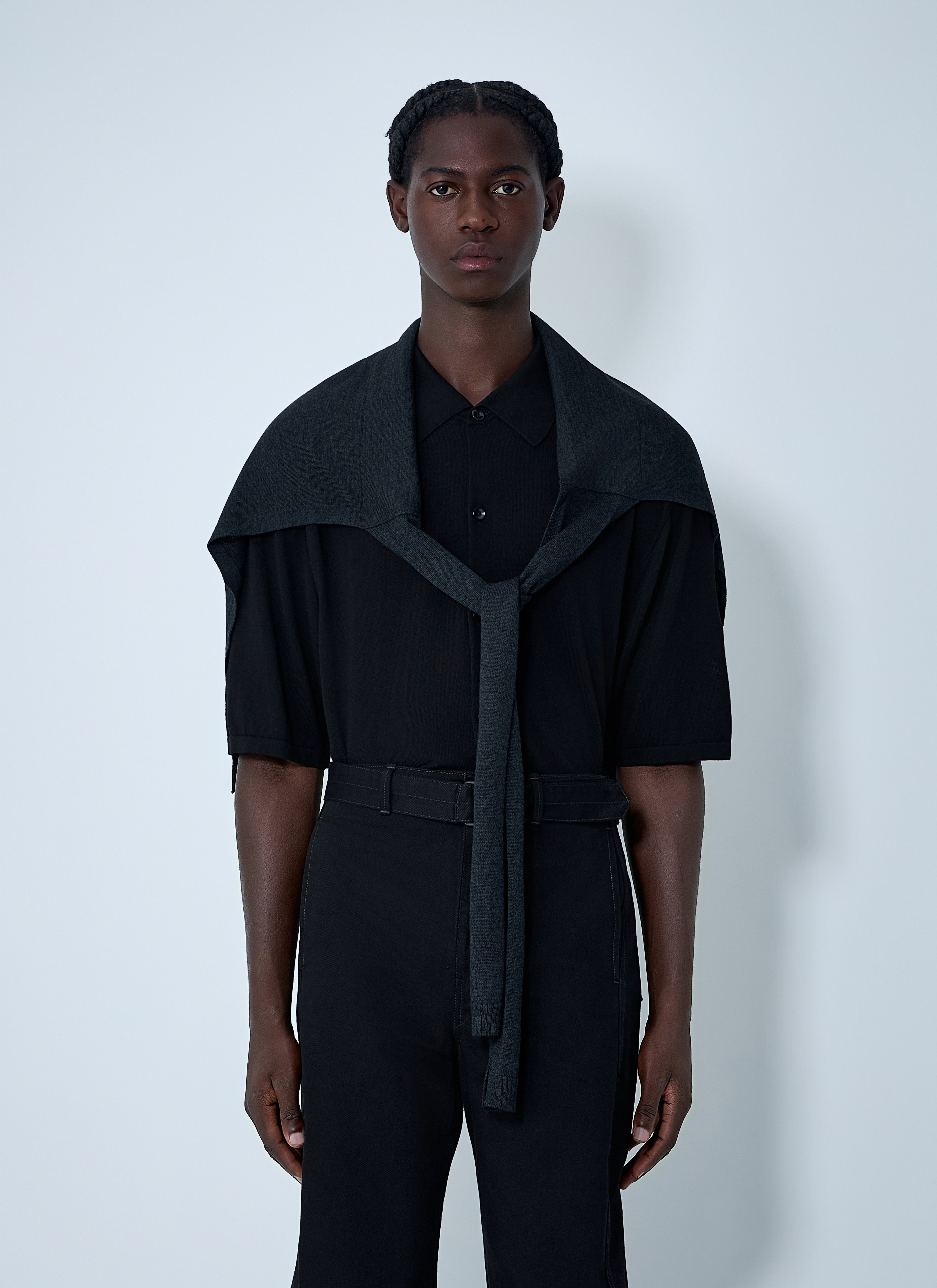 Lemaire Men Trompe L'oeil Scarf - 1