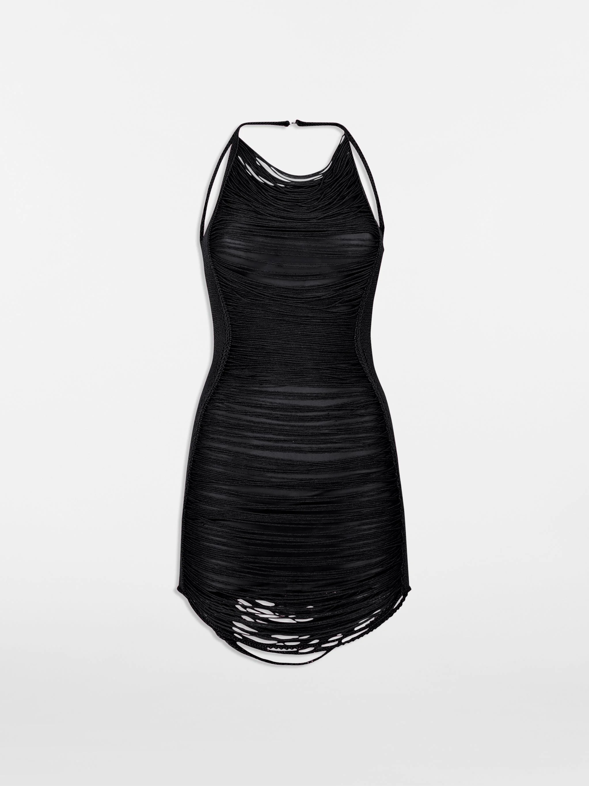 BLACK MINI DRESS - 1