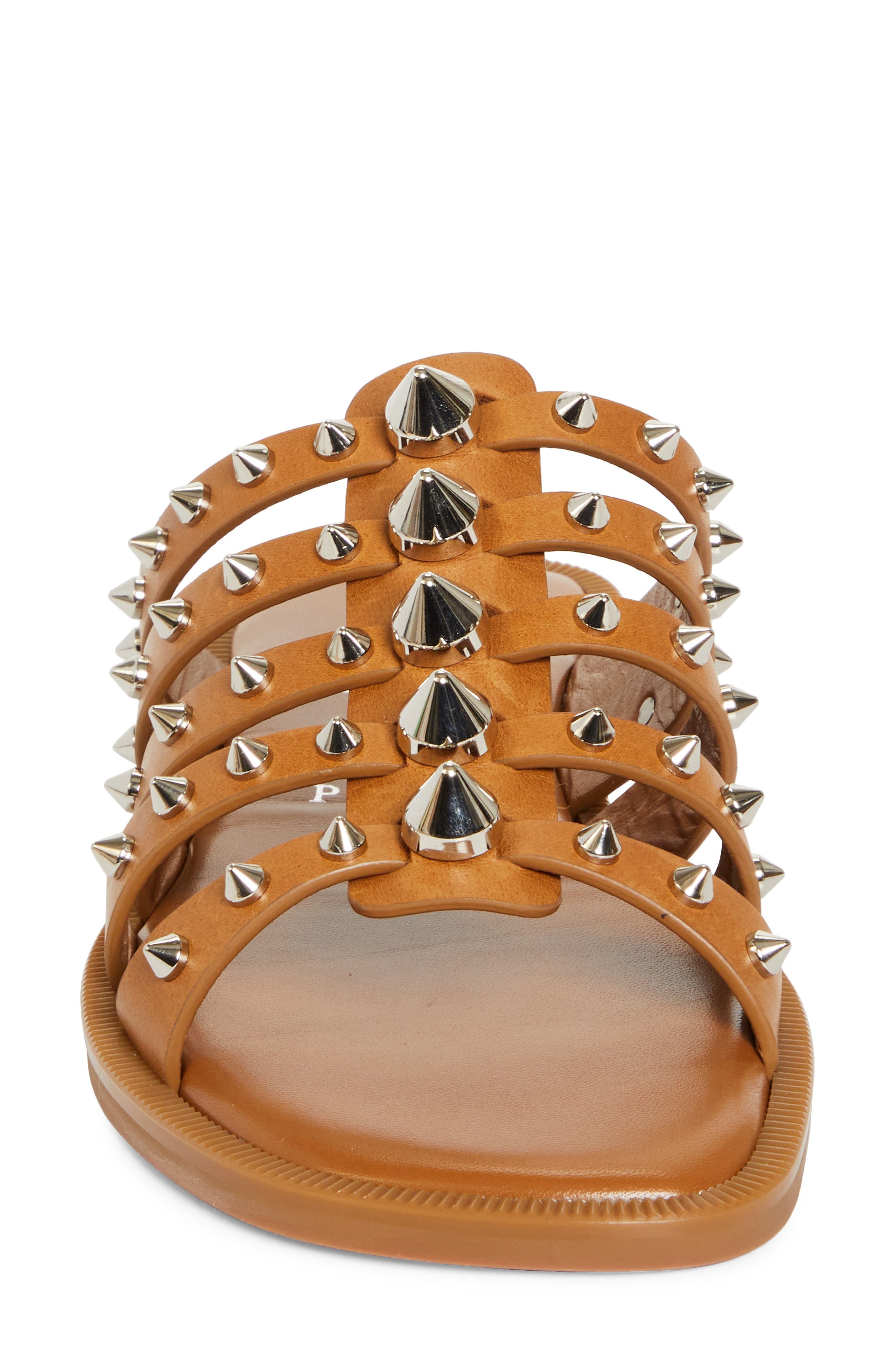 Christian Louboutin Charja Slide Sandal in Terra/Lin Terra at Nordstrom - 4