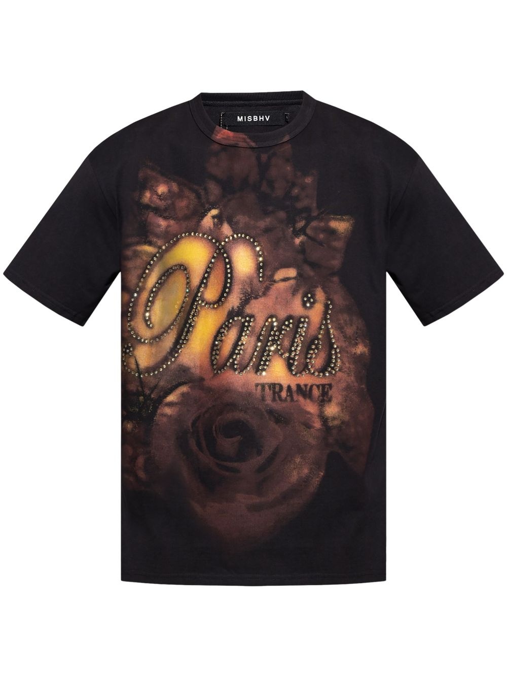 MISBHV Paris Trance T-shirt Black | thewebster | REVERSIBLE