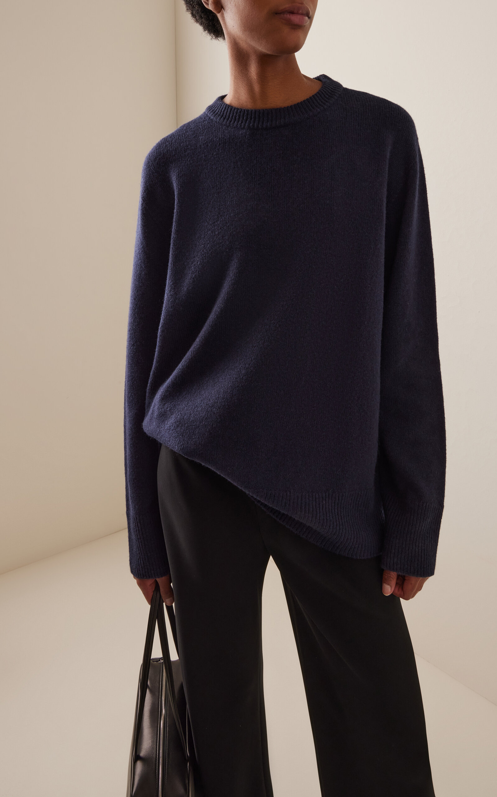 Sibem Wool-Cashmere Sweater navy - 3