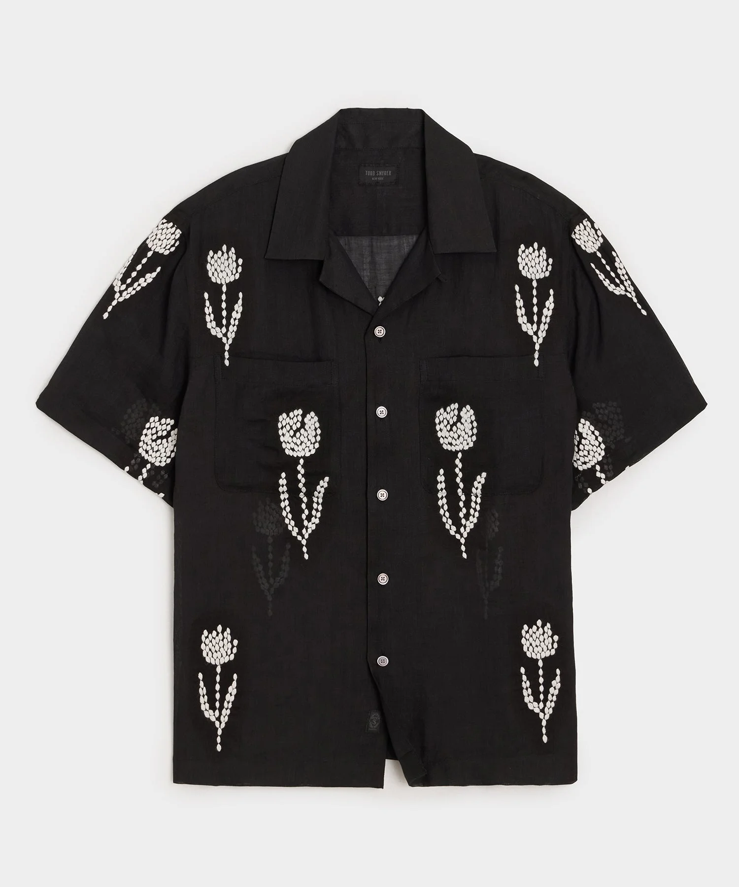 Embroidered Capri Shirt - 1