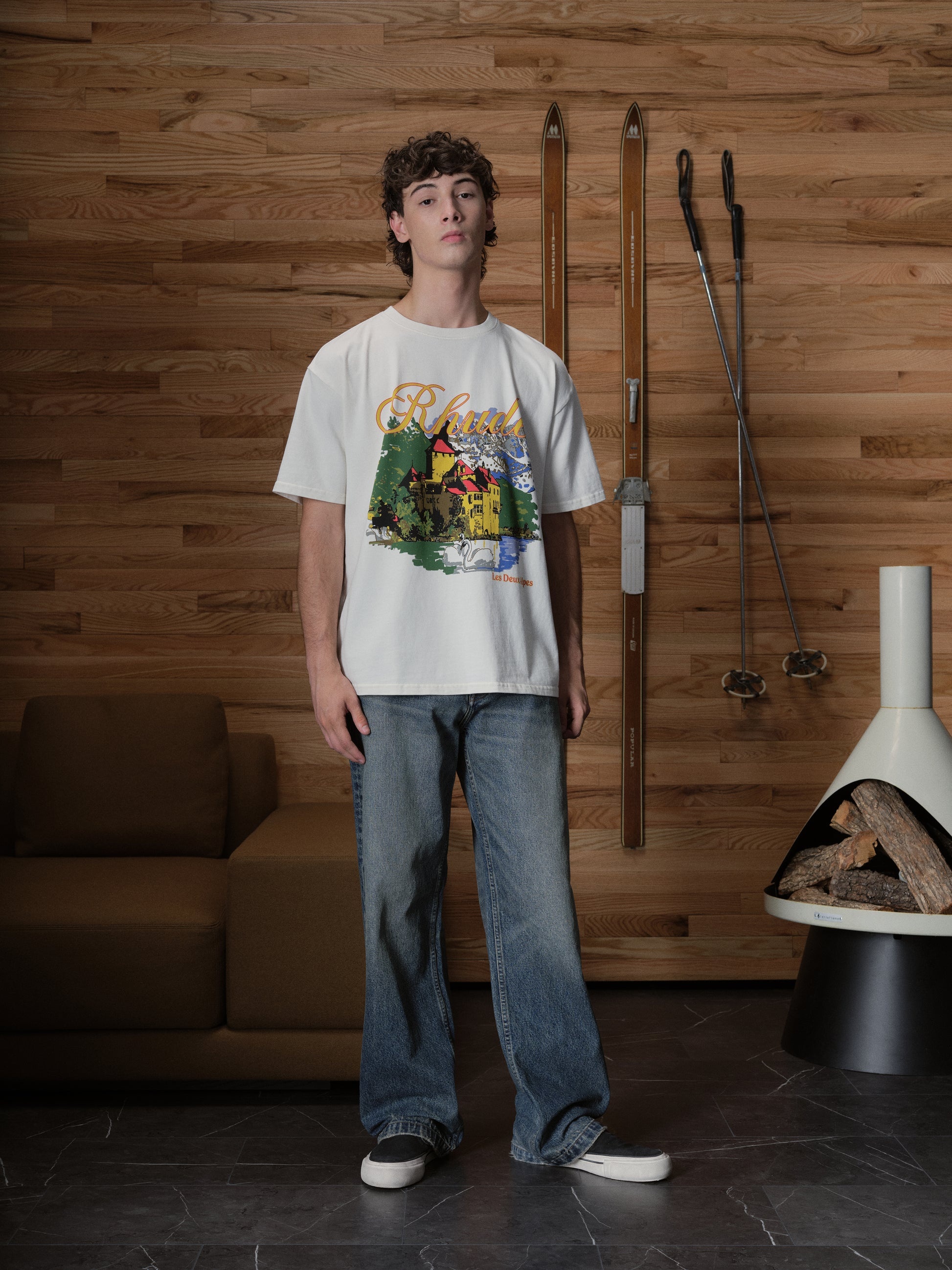Rhude CHATEAU ALPES TEE | REVERSIBLE