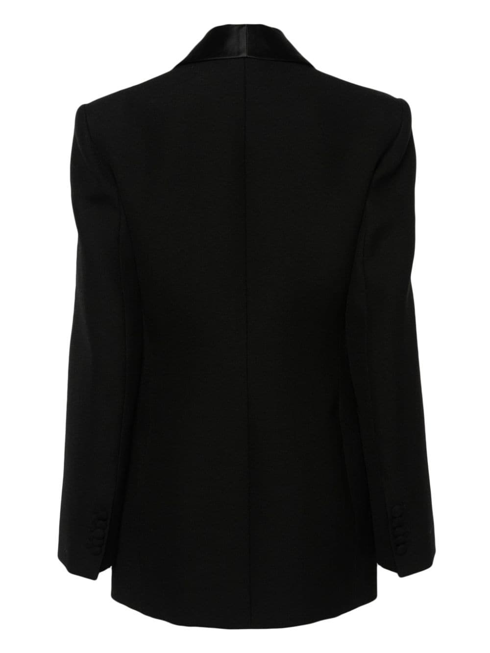 single-breasted wool blazer - 2