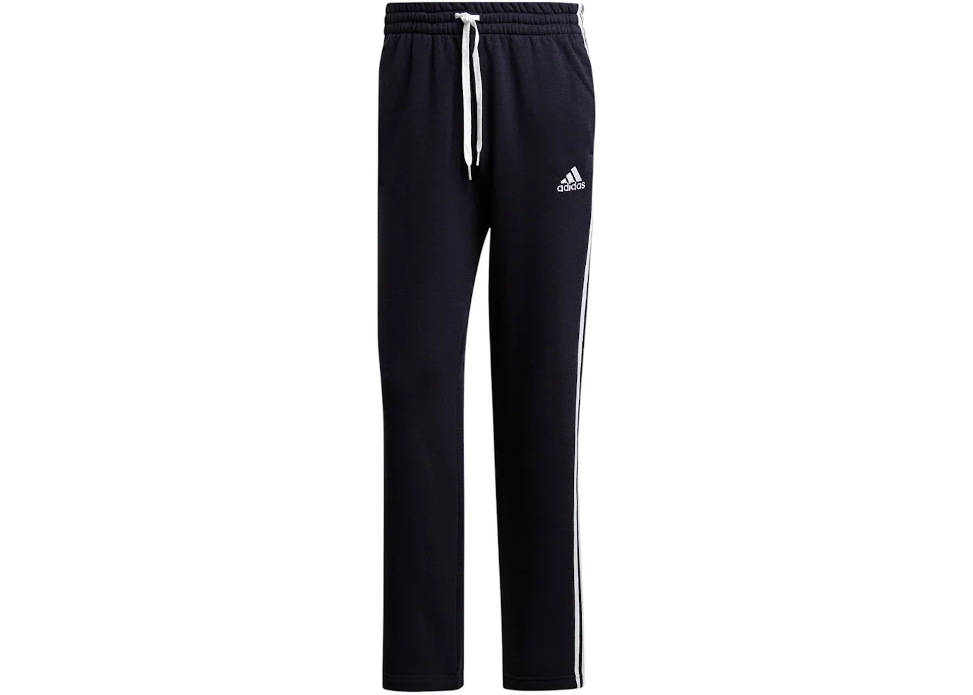 adidas Essentials Fleece Open Hem 3-Stripes Pant Legend Ink - 1