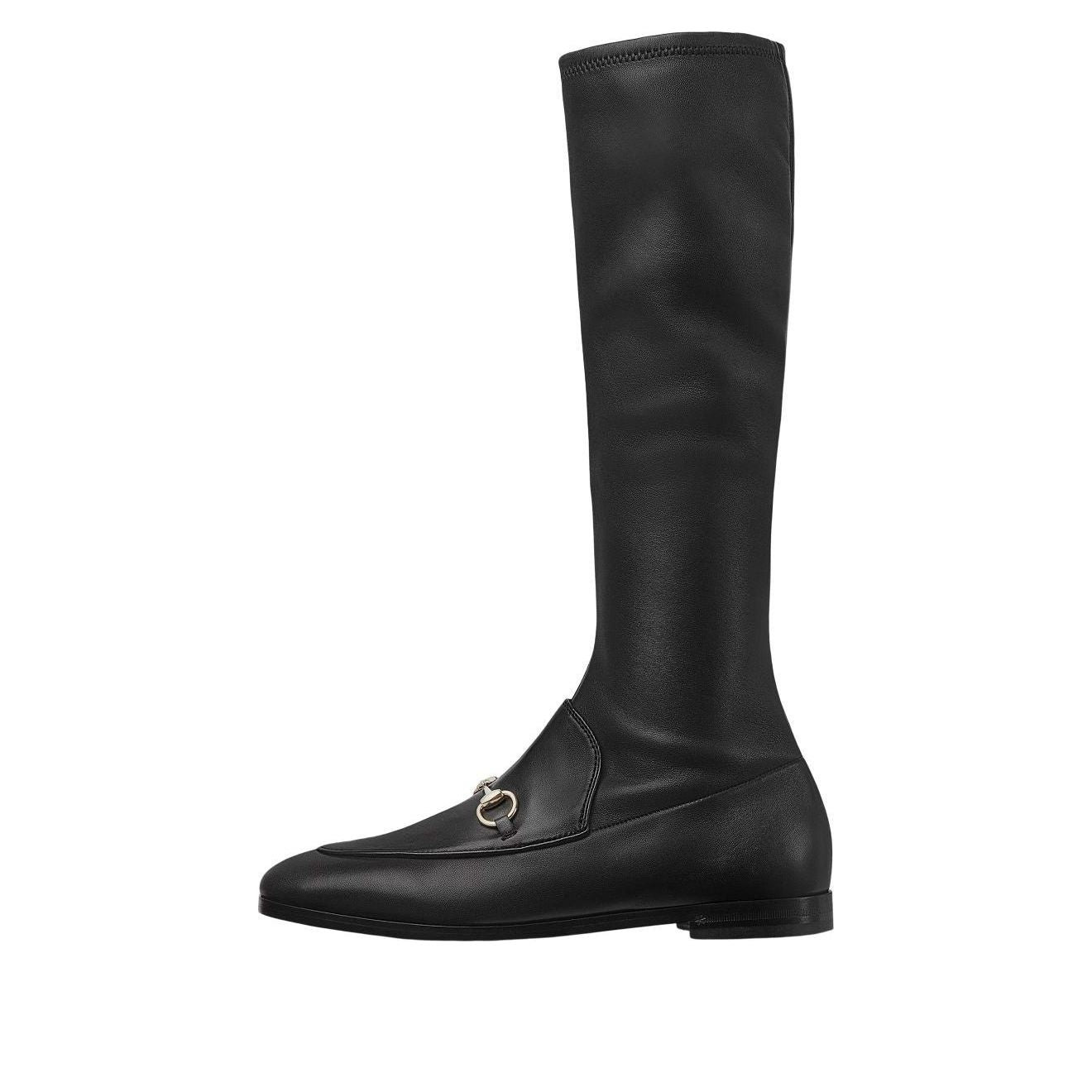 (WMNS) Gucci Jordaan Boots 'Black' 827860-AADP3-1000 - 1