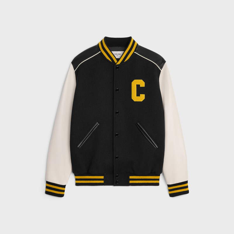 classic teddy jacket in textured wool 1