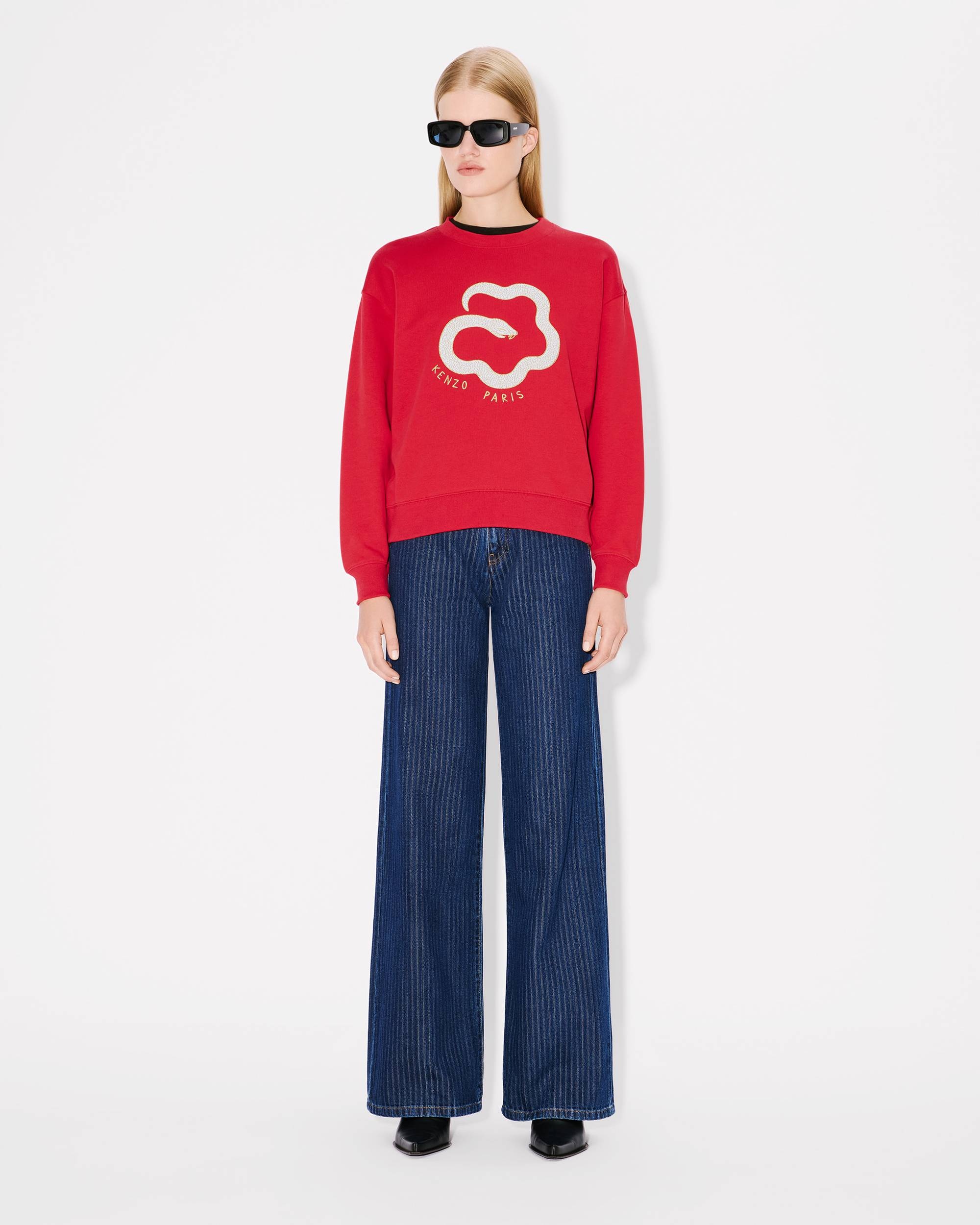 'Lunar New Year' embroidered sweatshirt in cotton - 5