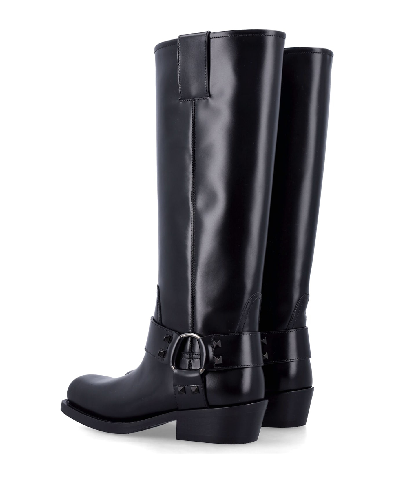 Rockstud Biker Boot - 4