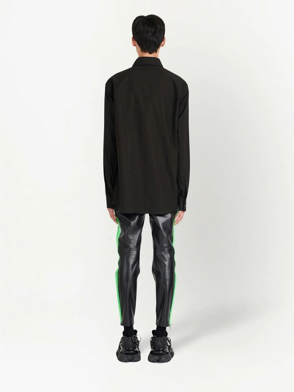 zip-up cotton shirt - 4
