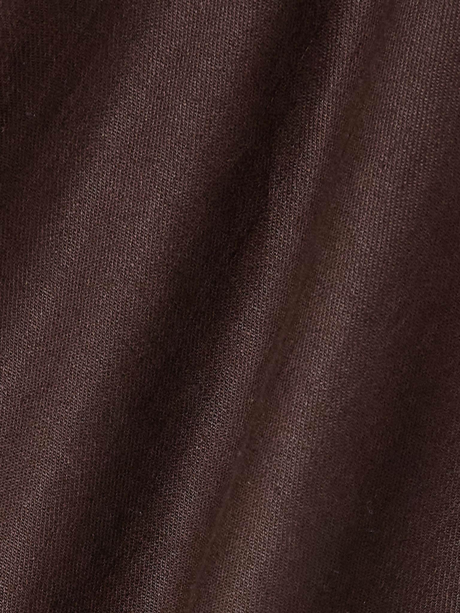 Gaia asymmetric linen blouse Brown - 5