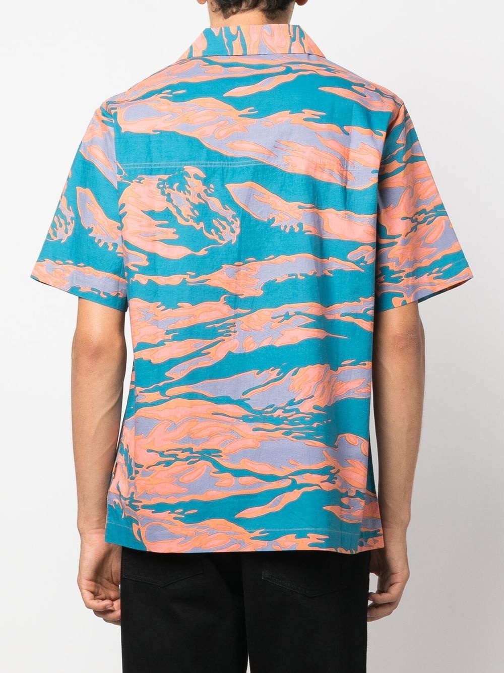 graphic-print camp-collar shirt - 4
