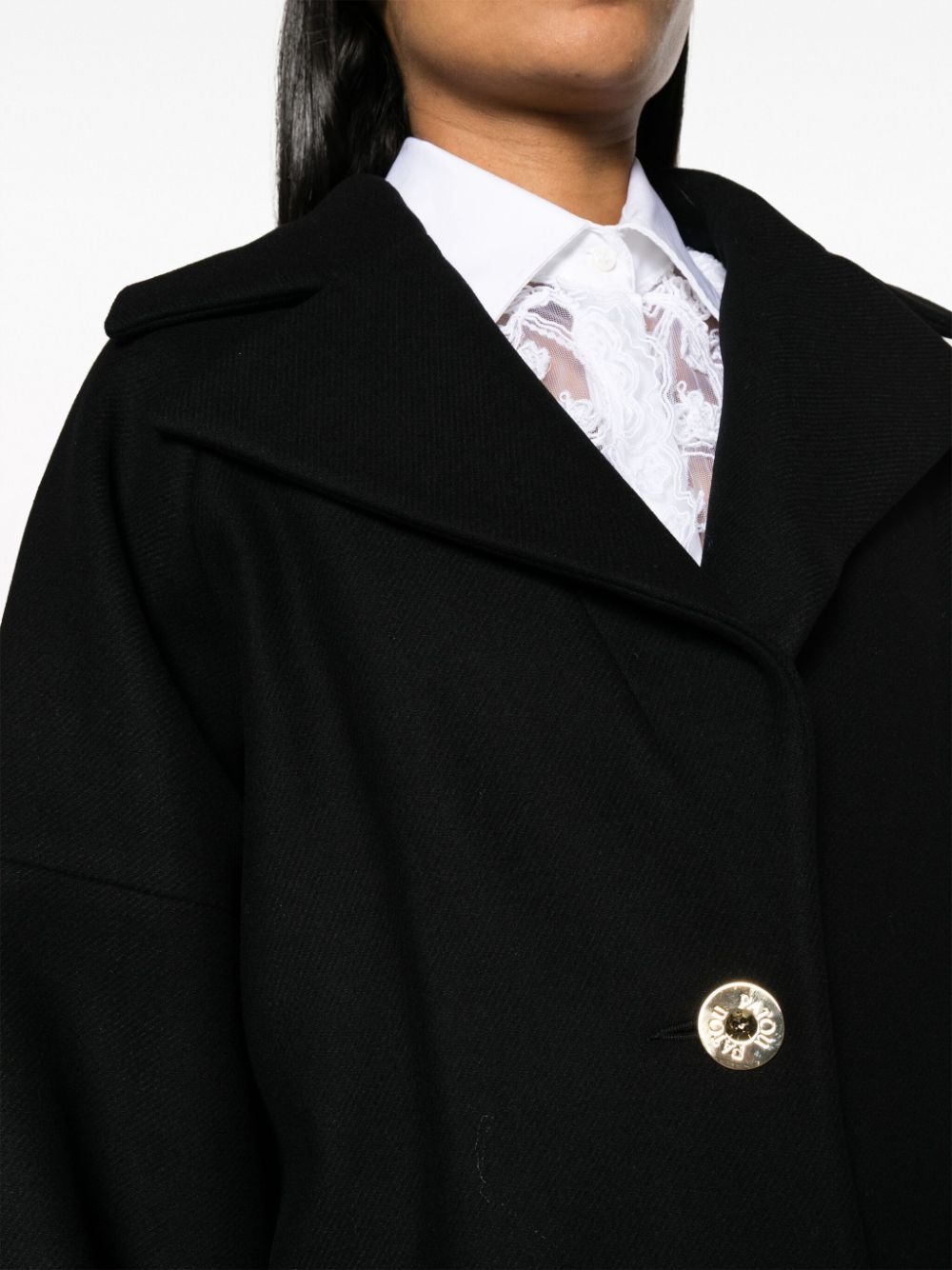 Elliptic wool-blend coat - 5