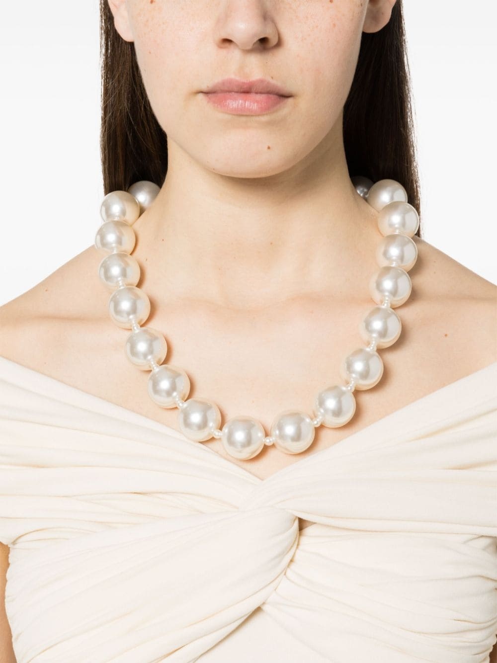 faux-pearl necklace - 2