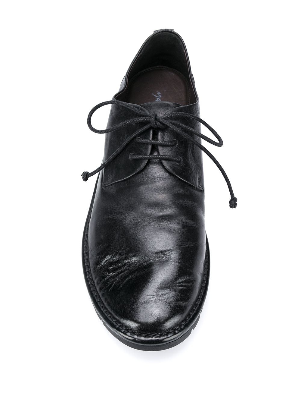 ridged sole lace-up shoes - 4