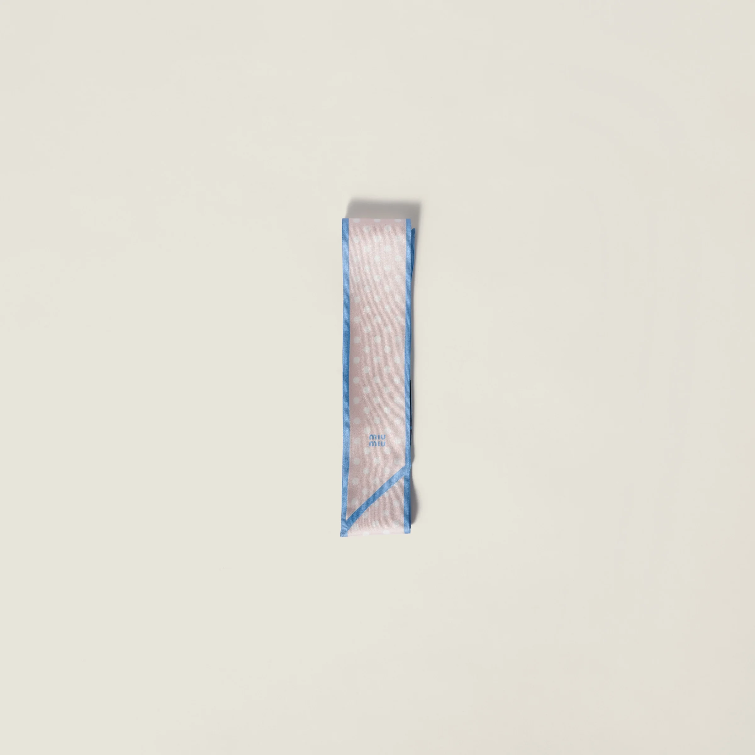 Printed twill scarf - 1