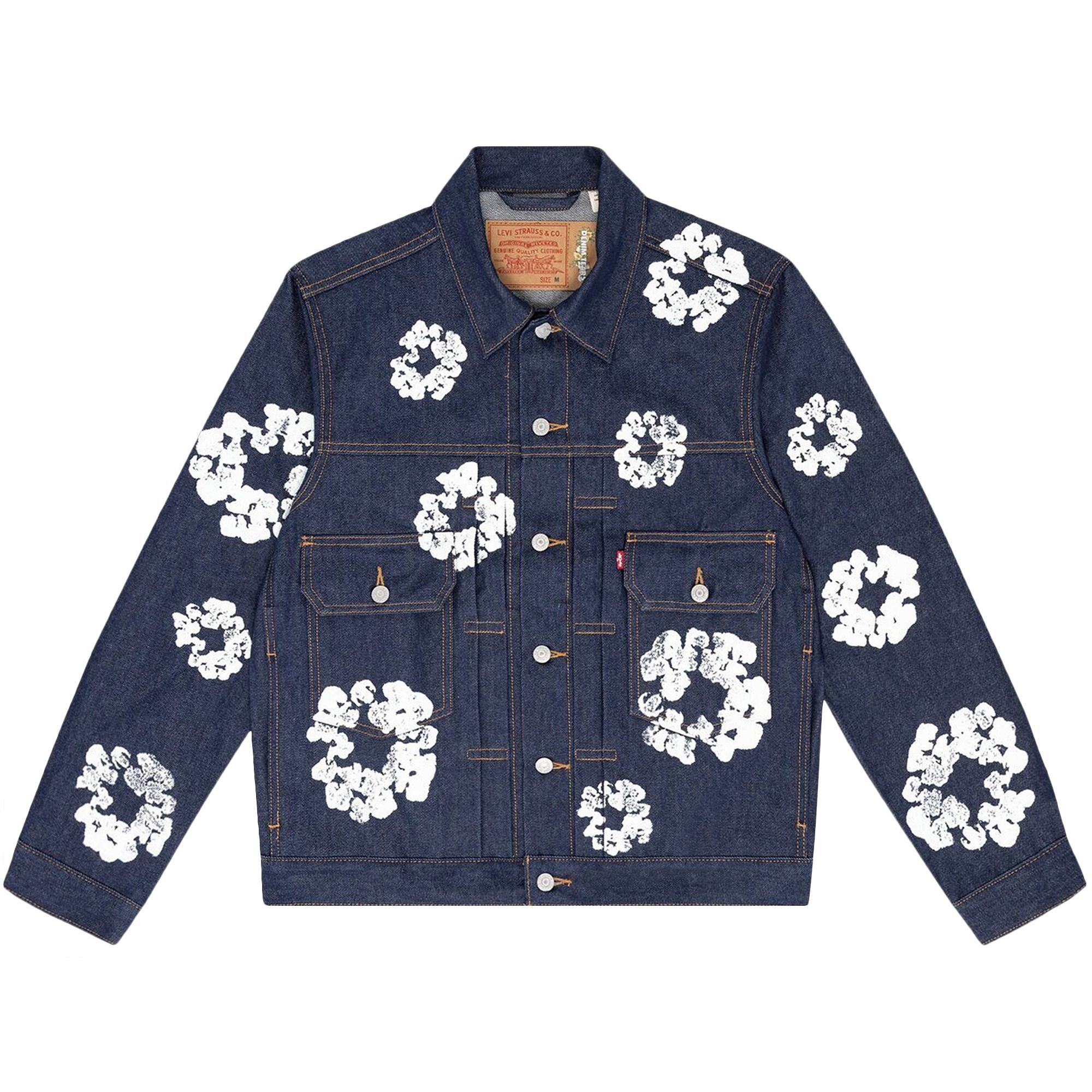 Denim Tears Type II All Over Wreath Jacket 'Raw' - 1