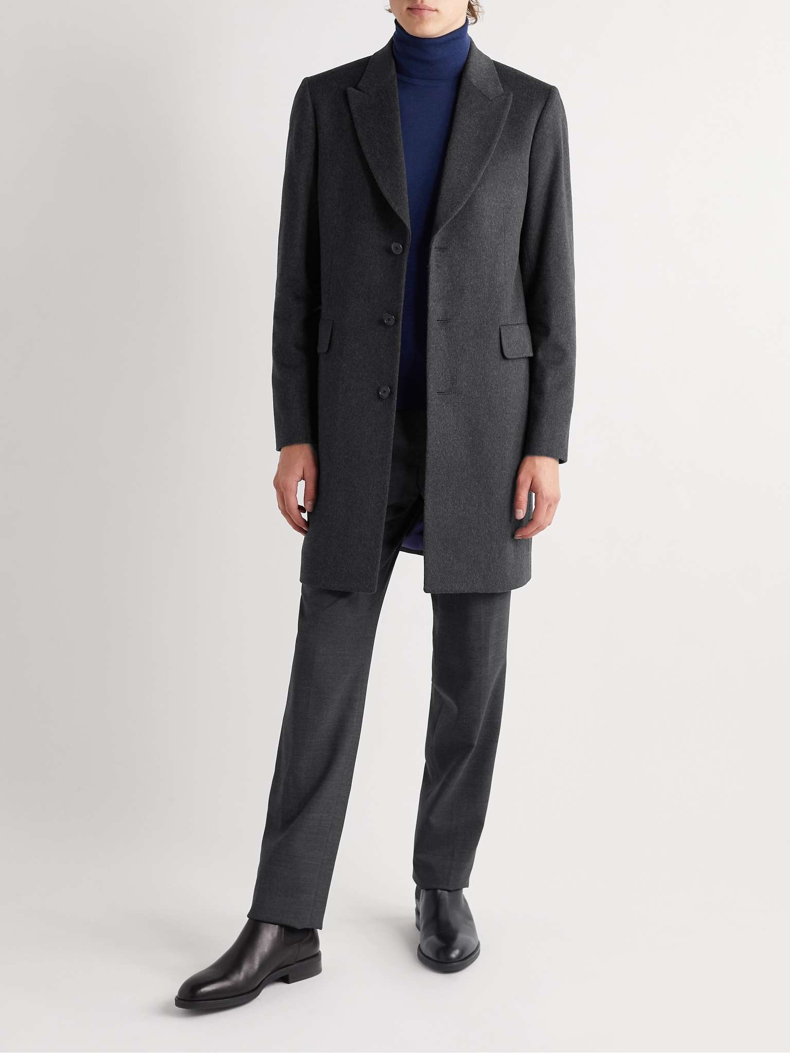 Slim-Fit Wool and Cashmere-Blend Overcoat - 2