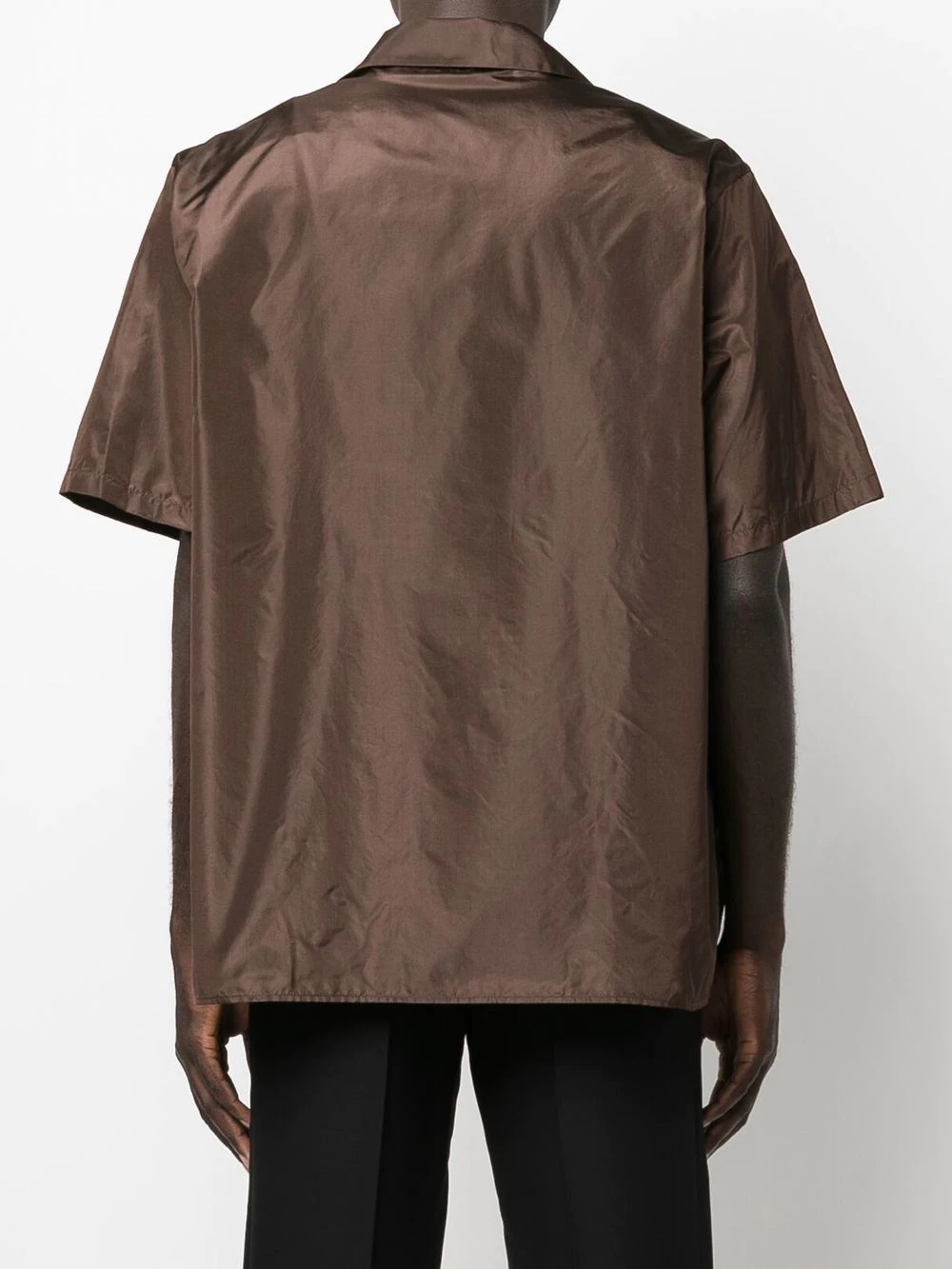 taffeta bowling short-sleeve shirt - 4