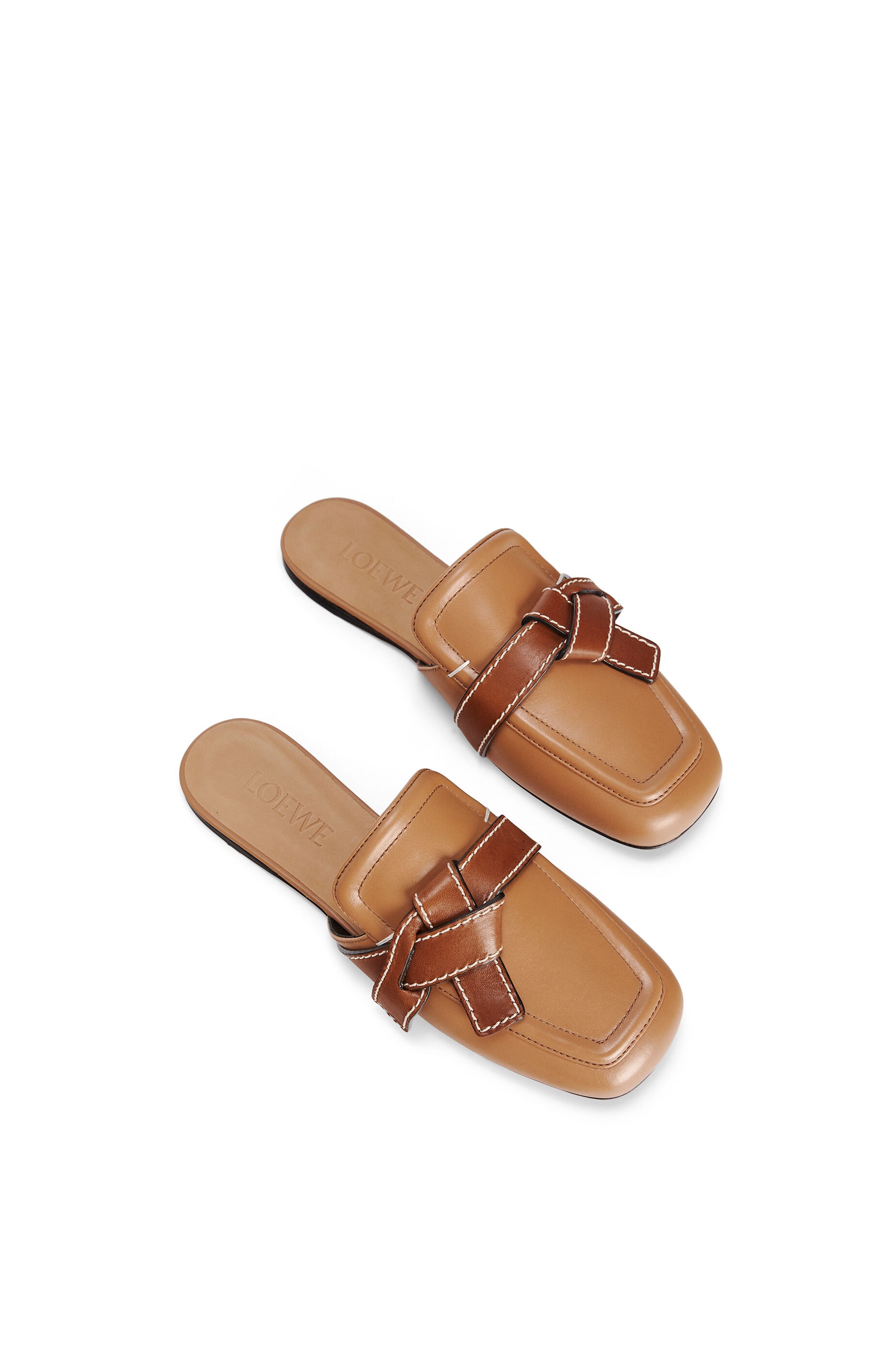 Gate flat mule in calfskin - 4
