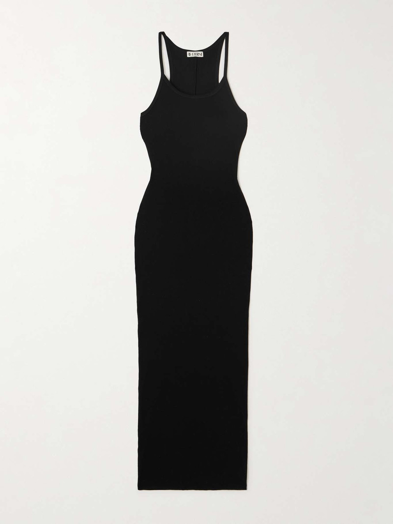 Ribbed stretch-jersey maxi dress - 1