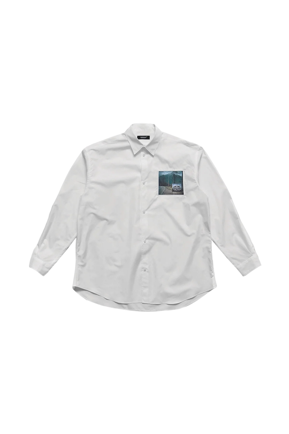 UNDERCOVER TWIN PEAKS PATCH SHIRT White - 1